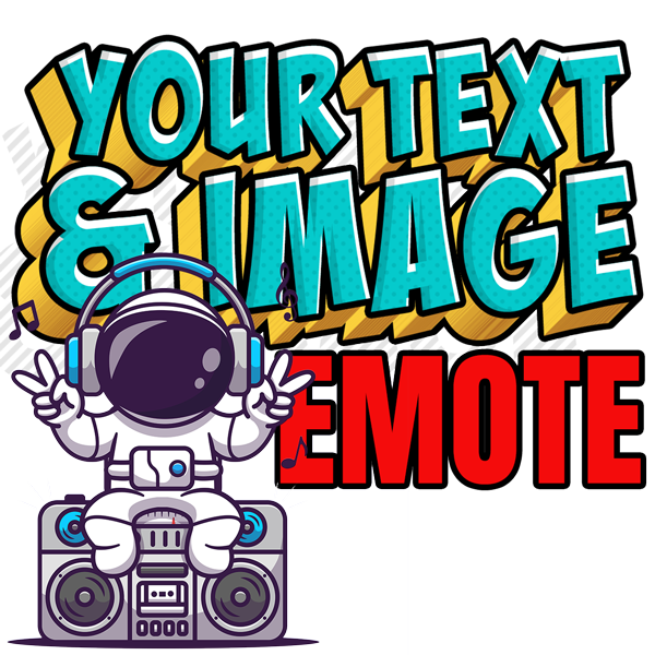 Custom Text & Image Emote Design