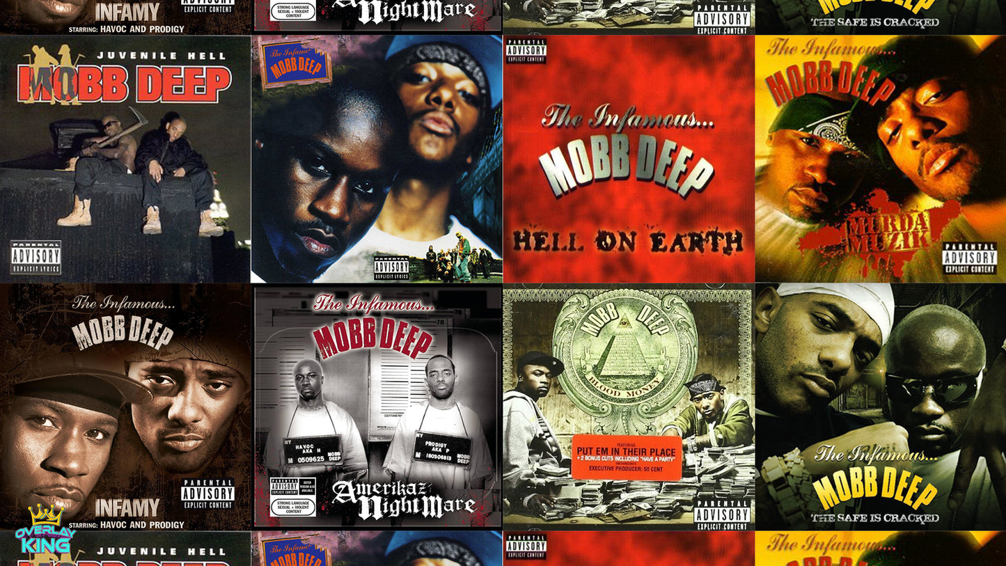 Mobb Deep's Static Album Cover Overlay