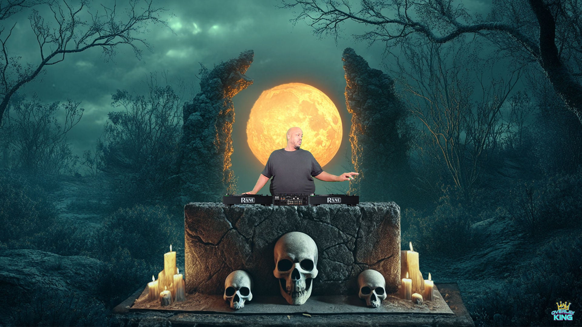 Moonlit Crypt DJ Overlay