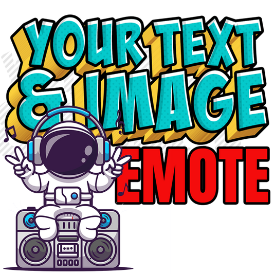 Custom Text & Image Emote Design