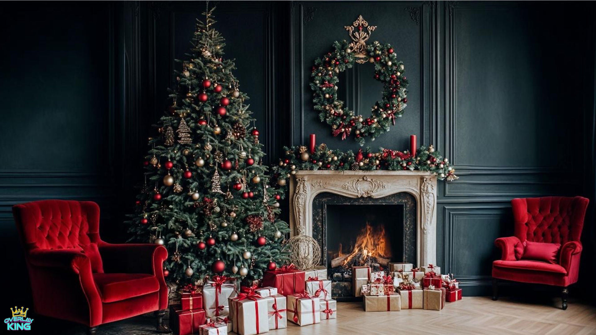 Golden Coastal Christmas Lounge -XOB2