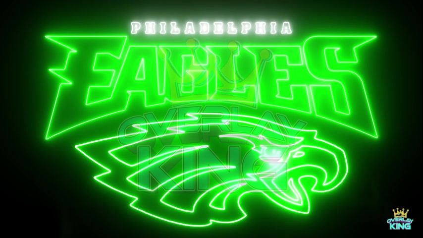 Philadelphia Eagles Neon Logo Reveal