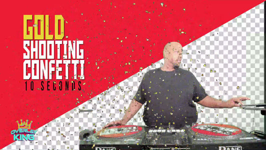 Gold Shooting Confetti