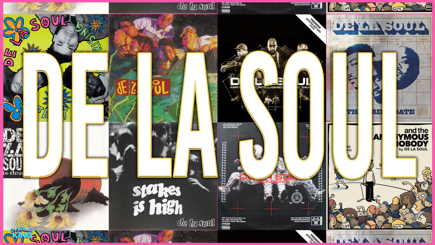 De La Soul Album Cover Overlay