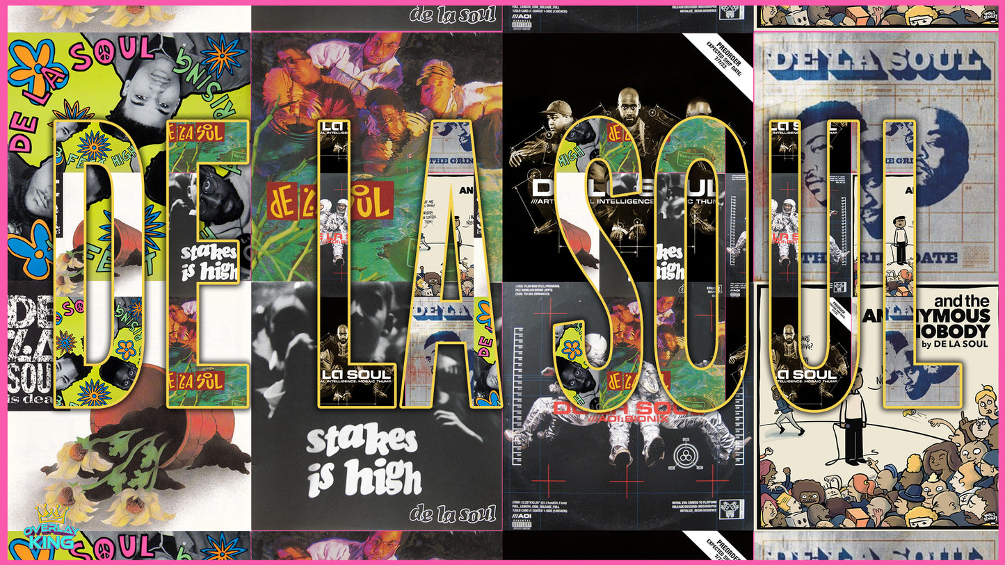 De La Soul Album Cover Overlay