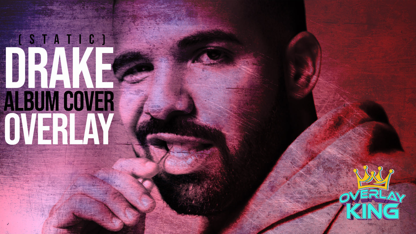 Drake's Static Album Cover Overlay