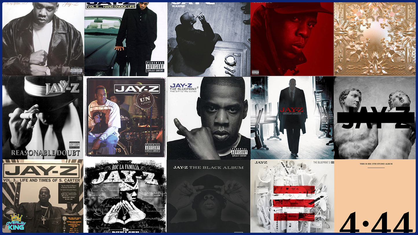 Jay Z Album Cover Overlay