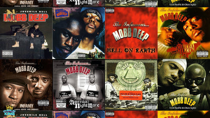 Mobb Deep's Static Album Cover Overlay