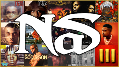 Nas Hip Hop Album Cover Overlay