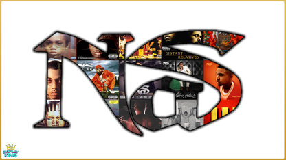 Nas Hip Hop Album Cover Overlay