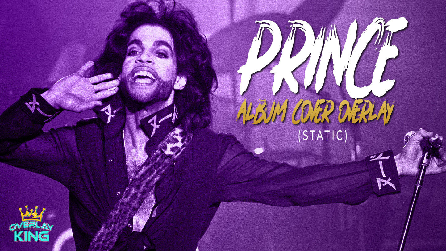 Prince's Static Album Cover Overlay