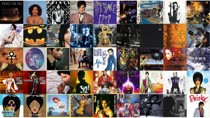 Prince's Static Album Cover Overlay