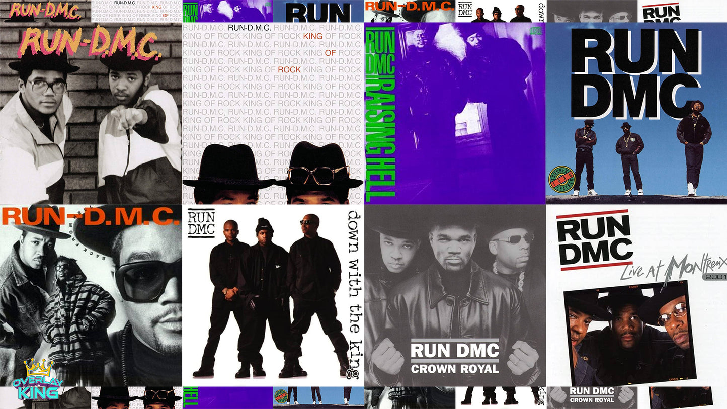 Run DMC Static Album Cover Overlay