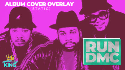 Run DMC Static Album Cover Overlay