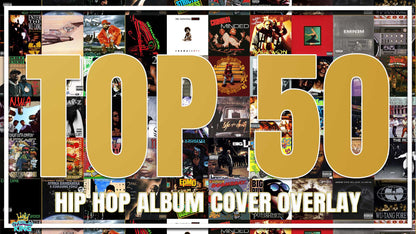 The Source's Top 50 Hip Hop Album Cover Overlay