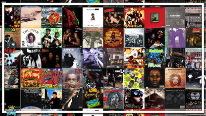 The Source's Top 50 Hip Hop Album Cover Overlay