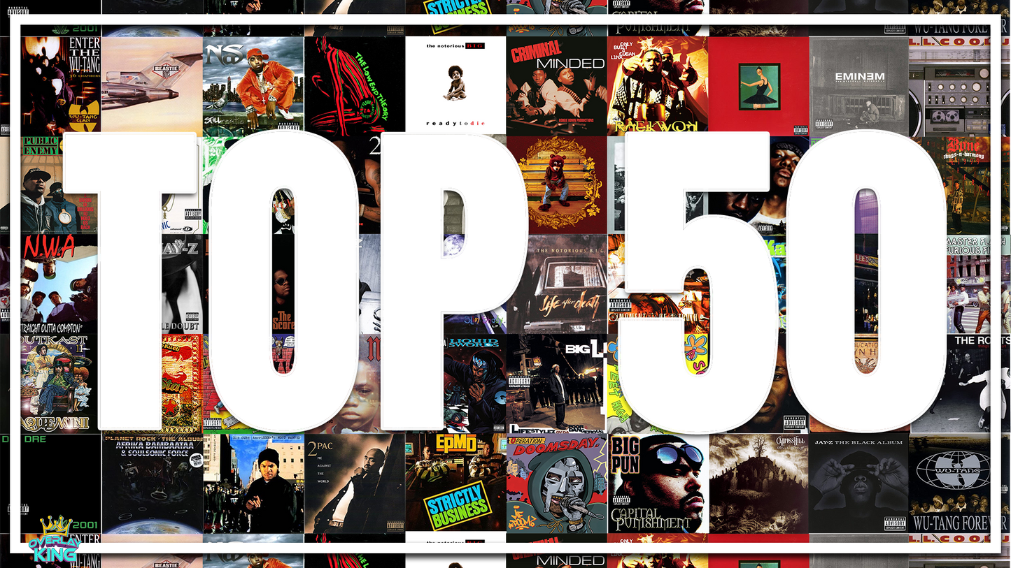 The Source's Top 50 Hip Hop Album Cover Overlay
