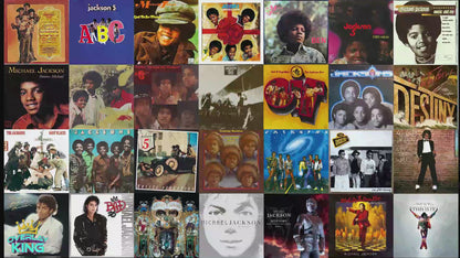 Michael Jackson Motion Album Cover Overlay